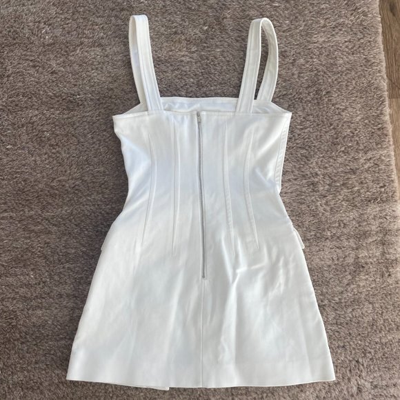 Dion Lee White Frame Minidress - Picture 6 of 8